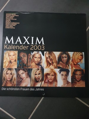 Maxim Kalender Gina Wild, Sarah Connor, Shakira,Michelle, Sonya Kraus, Hunziker