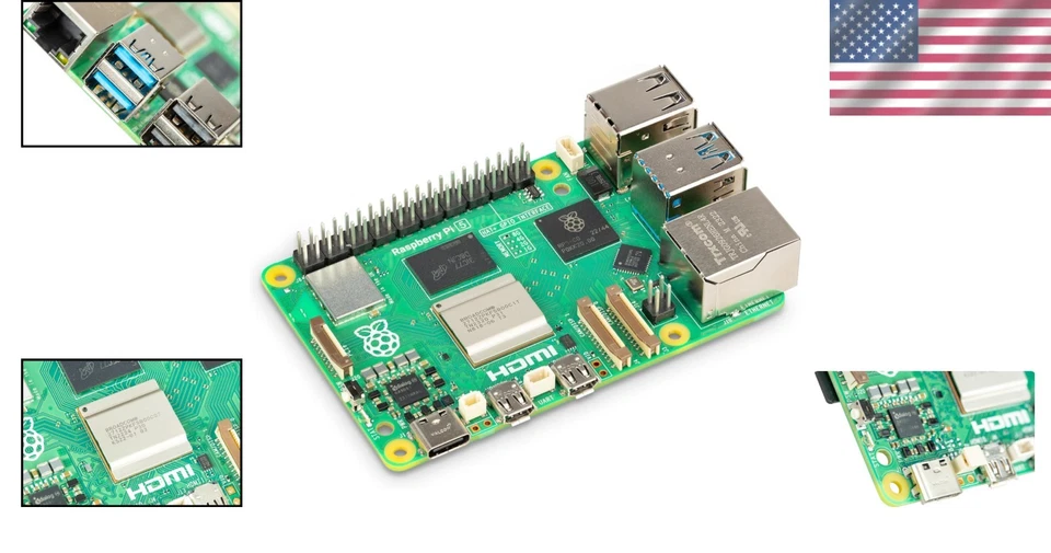 Raspberry Pi 5 Quad-Core 2.4GHz Processor 8GB - Image 2 of 4