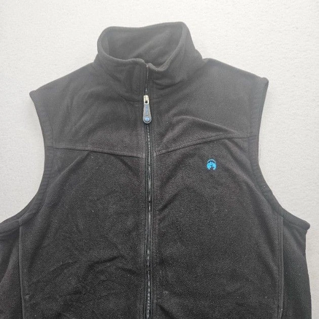 FieldGear Men's Size Small Black Sleeveless Zip-Up Activewear Fleece Vest - Image 3 of 4