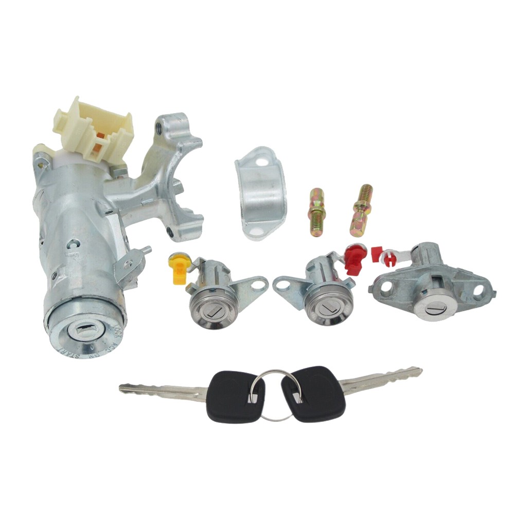 Auto-ZüNdschalterbaugruppe Mit 2 SchlüSseln Mit Halterung Und 3 SchlöSsern 5118-image