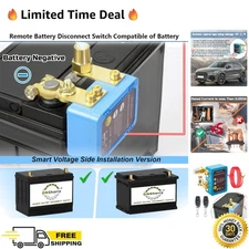 Remote Battery Disconnect Switch 12v 240A Car Truck RV Anti-Theft Power