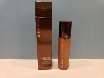 Becca ~ Aqua Luminous Perfecting Foundation ~ Dark Golden ~ 1oz~ NIB