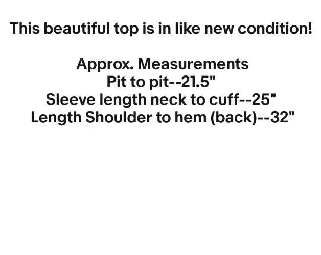 Peppermint Bay Tunic Top Size L Cotton Rayon Blend Lightweight 3/4 Sleeves Sheer - Image 2 of 4