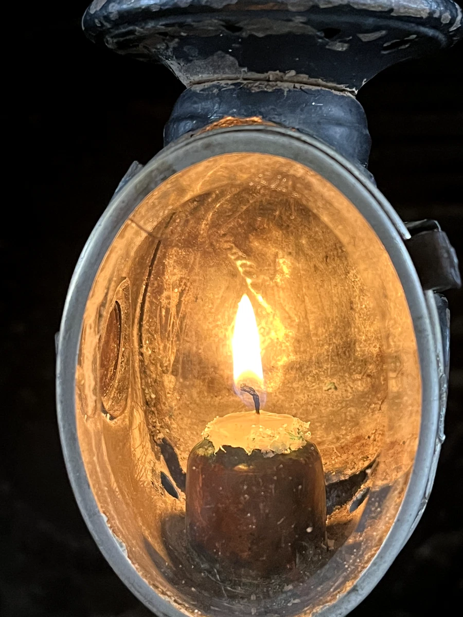 Lampe Acétylène Ancienne Lampe Vintage à Acétylène Carbure LUXOR Pour Vélo Ou Moto - À Restaurer / Pour Pièces Lumière Velo