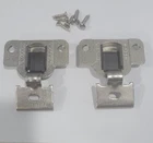 Pair of AMEROCK/ARISTOKRAFT hinges w/ built in plate, 2110-3A, 11/16" OL, 09W