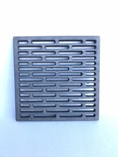 Fondello,Grata,Griglia,ghisa,camino,stufa,legna,Mattoncino 25X25 cm LB-GCM250250
