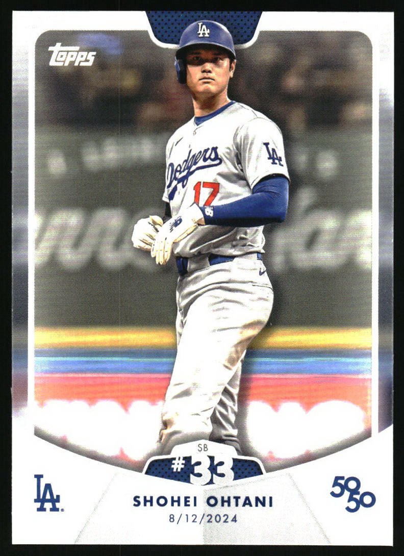 2024 Topps 50/50 Shohei Ohtani Complete Your Set #1-100 50 HR 50