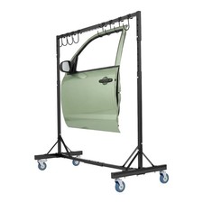 5ft-7ft Adjustable Height 5ft-5.9ft Length Paint Hanger Drying Rack, 240lbs C...