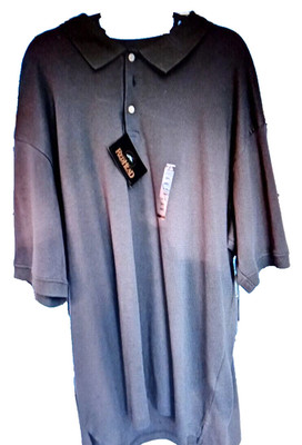 Redhead men's grey 2xl polo top NWT