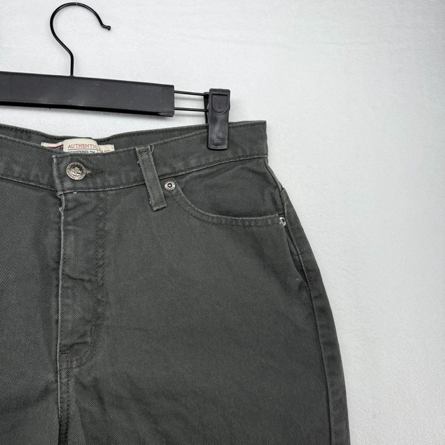 Pantalones Cortos Glory Desteñidos De Colección Para Mujer 8 Gris Denim Jean Mamá Cintura Alta Años 90 Sueltos Foto 3 de 4