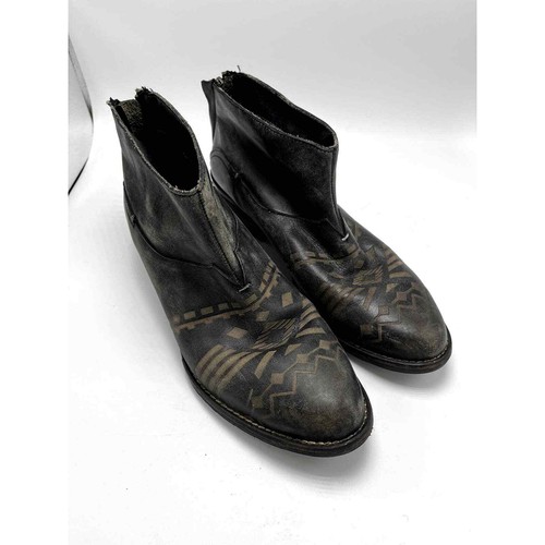 Anthropologie FarylRobin Lonnie Leather Ankle Boot SZ 10 - Picture 2 of 12