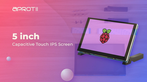 APROTII Small IPS Monitor 5Inch Raspberry Pi Touchscreen Gaming Display - Video 1 of 1