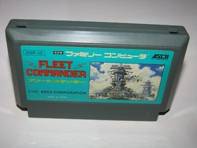 Fleet Commander Famicom NES Japan Boxed + Manual Map US Seller