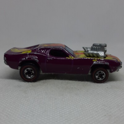 森永キャンデーカー ヴィンテージ Hot Wheels Redline Rodger Dodger Car 1970 Purple Made In