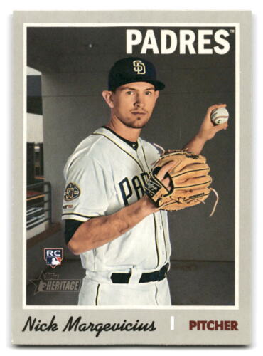 Nick Margevicius 2019 Topps Heritage Baseball #625 San Diego Padres Rookie RC