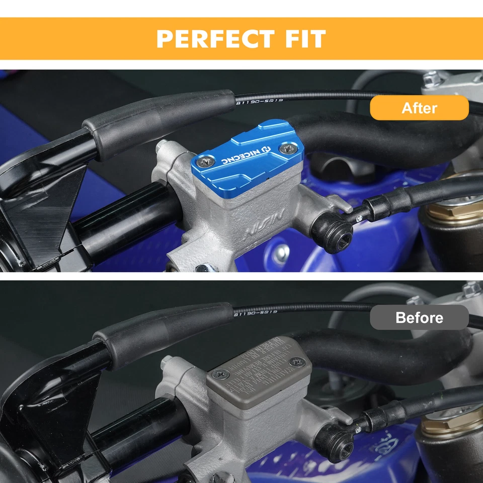 Kit de motor NICECNC para Yamaha YZ250 2008-2024 cubierta de cárter protector de radiador Foto 4 de 4