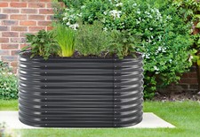 Hochbeet Silo oval 160 x 80 x 82 cm Floraworld