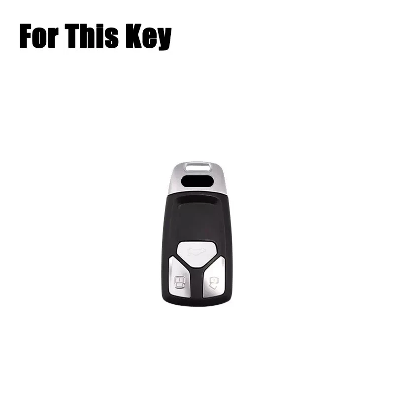 Funda Carcasa Llavero Coche TPU Aleación Zinc Para Audi A4 A5 S4 S5 Q7 B9 8W 4M TT TTS RS Foto 2 de 4