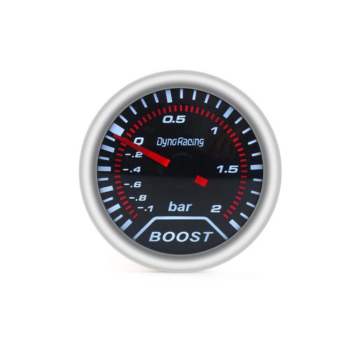 2'' 52mm Bar Turbo Boost Gauge Pointer LED Vacuum Pressure Meter Smoke Len Tint - Picture 3 of 8