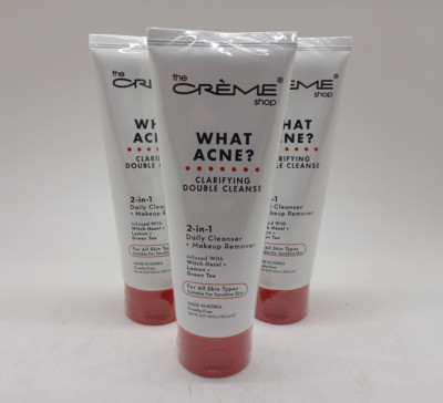 Creme Acne Cleanser Trio (3 x 150mL)   Oil Control & Pore Refining   For Acne