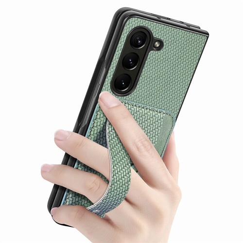 For Samsung Galaxy Z Fold 6 5 4 Card Pocket Wallet Leather Wristband Case Cover - Picture 44 of 68