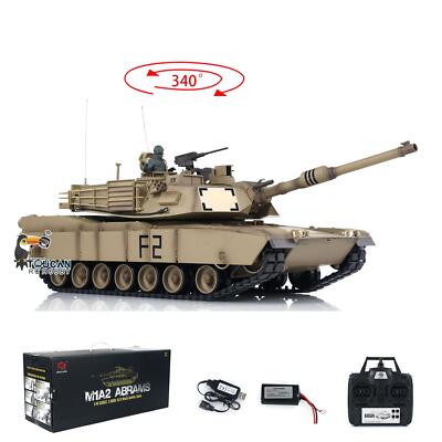 2.4Ghz HL 1/16 Maßstab 7.0 Kunststoff Ver M1A2 Abrams RTR RC Tank 3918 Modell