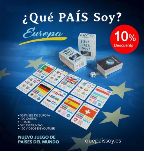 ¿Qué PAÍS Soy? Europa - El nuevo juego de países del mundo (10% Dto.) (ESP/CAT) - Imagen 1 de 29
