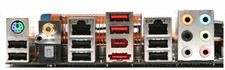OEM I/O Shield For ASUS P6T DELUXE/OC PALM Motherboard Backplate IO
