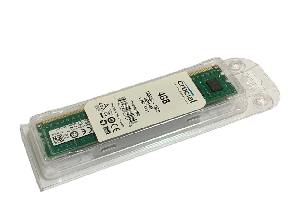 Crucial Memory Module RAM 4GB DDR3L 1600 UDIMM 1.35V CL11 CT51264BD160B - Image 3 of 4
