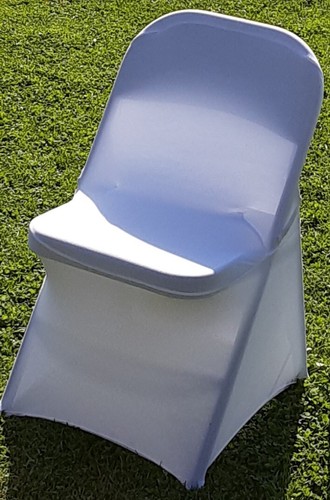 Universal Chair Covers White Stretch Spandex Wedding Party Banquet Hotel Decor - 第 1/3 張圖片