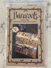 Armchair Caddy & Pin Cushion By Bareroots Sewing Things NIP Pattern #86 Hand emb