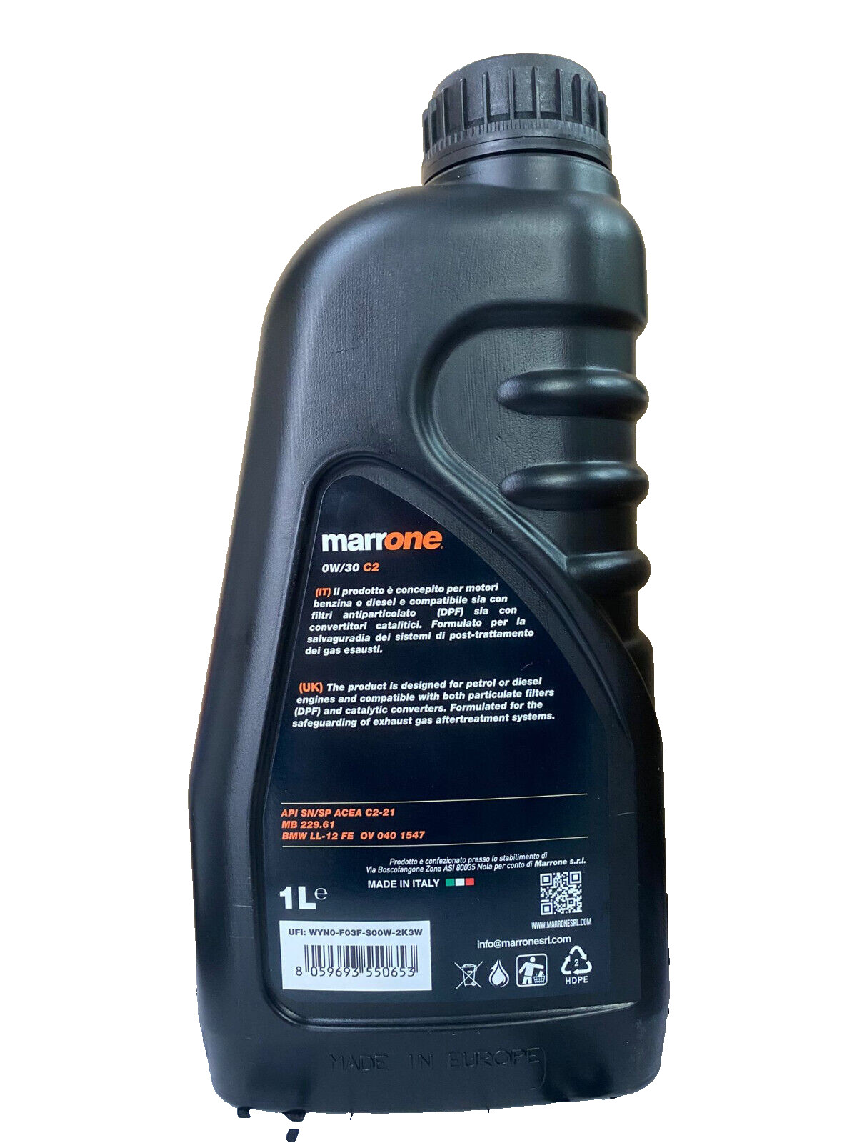MARRONE - 5 Litri Olio Motore 0w30 C2 a Totalsynth + Filtro Olio per Auto Benzina O Diesel - Miniatura 3