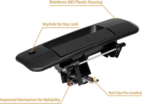 Tailgate Handle Liftgate Latch Handle with Keyhole | for 2007-2013 Toyota Tundra - Picture 2 of 4