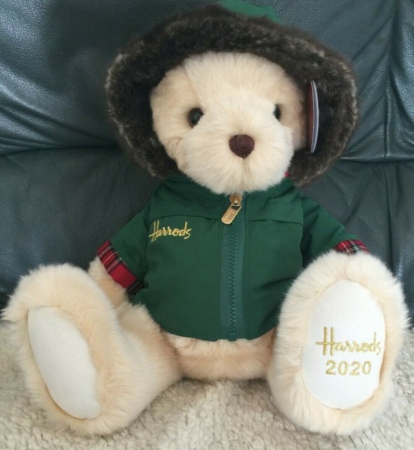 Harrods 2020 Noël Résine Ours Nicholas NEUF étiqueté idéal