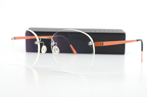 LINDBERG Brille Modell 2110 47 T61 135 Col. U39 Spirit Titanium Orange Randlos - Picture 7 of 21
