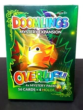 Doomlings MYSTERY EXPANSION - 4 PACKS  Overlush HOLOFOIL New and Sealed