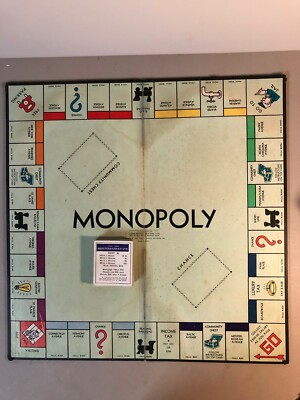 1954 Monopoly Game-
