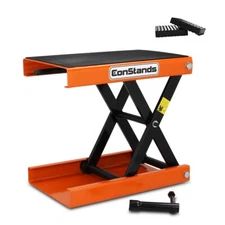 Motorcycle jack scissor lift ConStands M orange incl. 2 rubber blocks