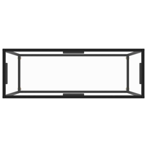 Tavolo Consolle Trasparente 100x35x75 cm in Vetro Temperato vidaXL - Foto 4 di 7