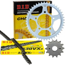 Kettensatz X-Ringkette DID 530VX3 für Suzuki GSX 600 F GN72B GSX600 GN 1989-1997