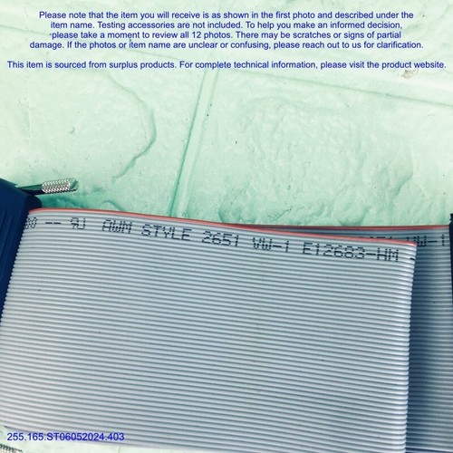 NATIONAL INSTRUMENTS 182762D-01, Cable NEW MISSING BAG as photos, sn:4588, FedEx - Picture 9 of 15