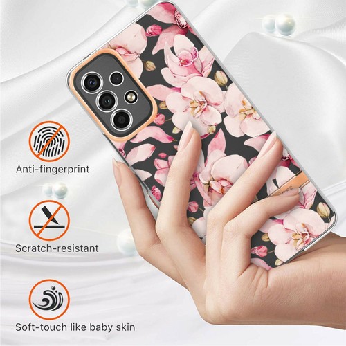 For Samsung Galaxy A53 A33 A13 5G A21s A52 Glitter Flowers Shockproof Cover Case - Picture 9 of 24