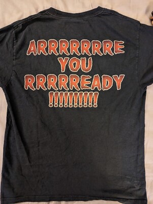 Korn Are You Ready Hanes Graphic T-Shirt Medium Black Faded 