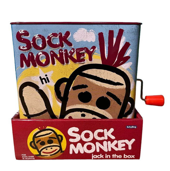 Schylling Sock Monkey Jack Musical Toy T23 for sale online | eBay