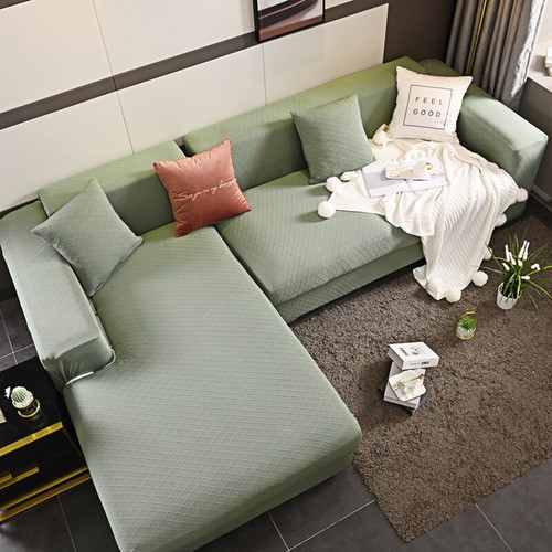 L Shape 1 2 3 4 Seater Slipcover Sofa Cover Stretch Couch Protector Christmas - Picture 48 of 100