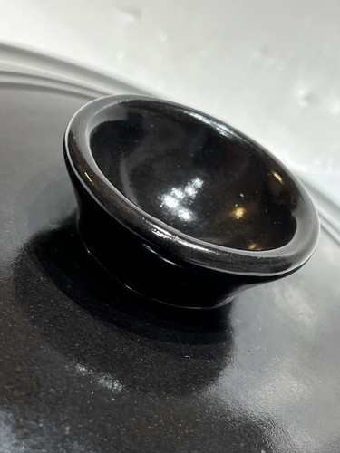 Emile Henry France Charcoal Round Dutch Oven Stew Pot Lid 10.5" Unused Lid Only - Picture 6 of 10