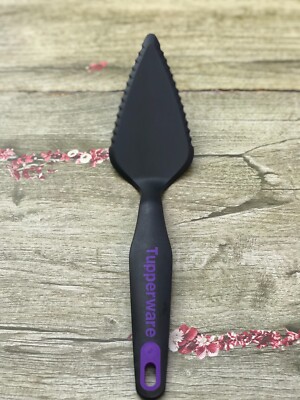 Tupperware Cut N Serve Pie Cake Pastry Cutter Knife Serrated Edge New