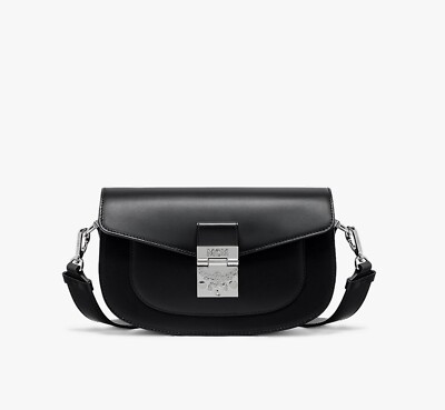 MCM Small Shoulder Bag in Vachetta Leather-Black(Origin $1,070
