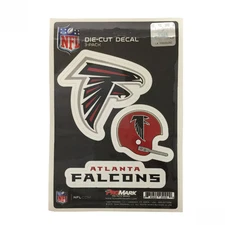 Team ProMark NFL Atlanta Falcons Die-Cut Decal Sticker 3-Pack Made in U.S.A