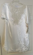 Verena Lace Ivory Nightgown Chemise Size Small USA Made NEW W/Tags